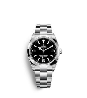 ロレックス エクスプローラー:オイスター、36 mm、オイスタースチール