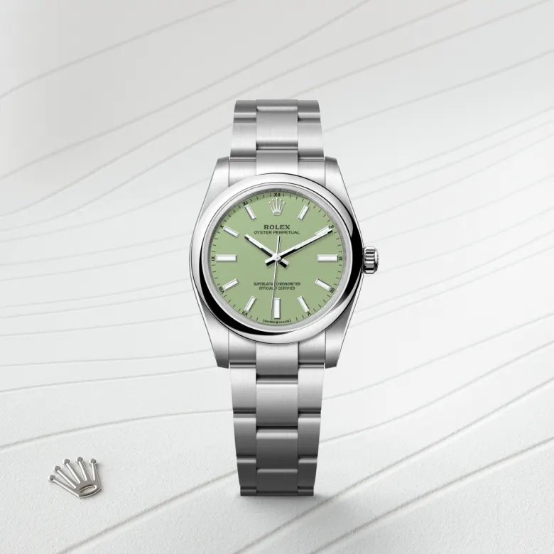 ロレックス オイスター パーペチュアル 34 オイスター、34 mm、オイスタースチール