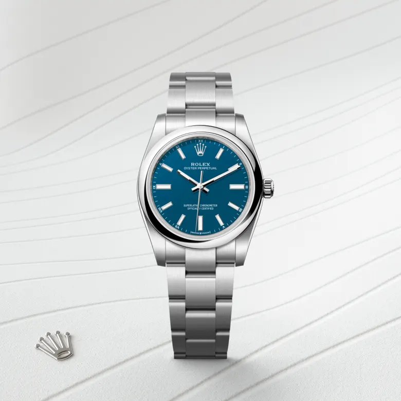 ロレックス オイスター パーペチュアル 34 オイスター、34 mm、オイスタースチール