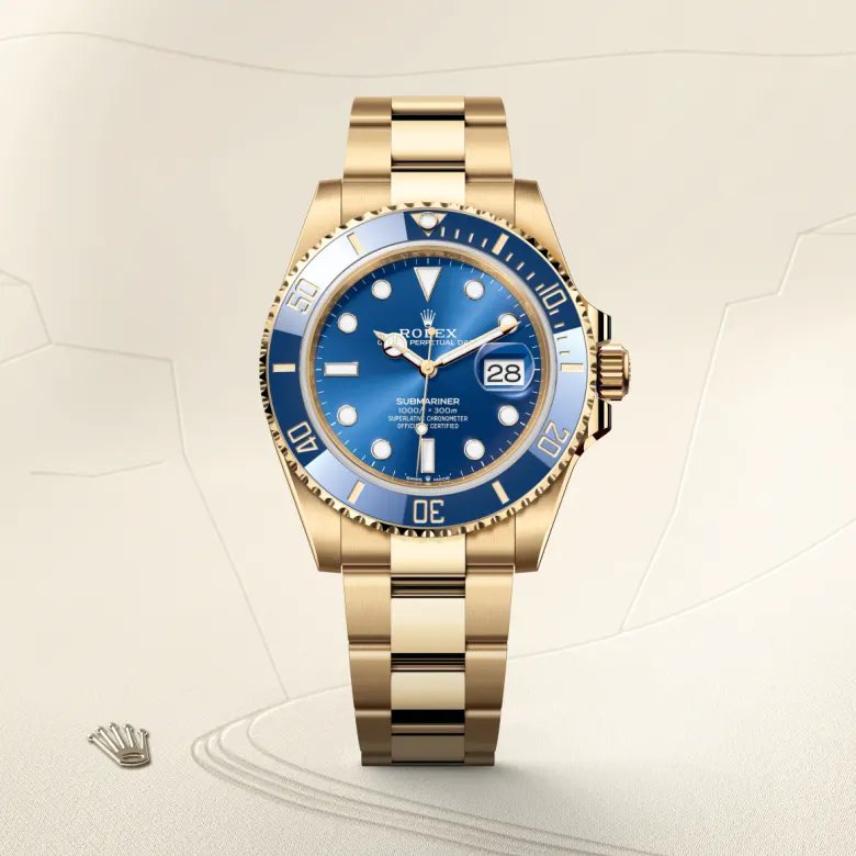 ロレックス サブマリーナー デイト オイスター、41 mm、イエローゴールド
