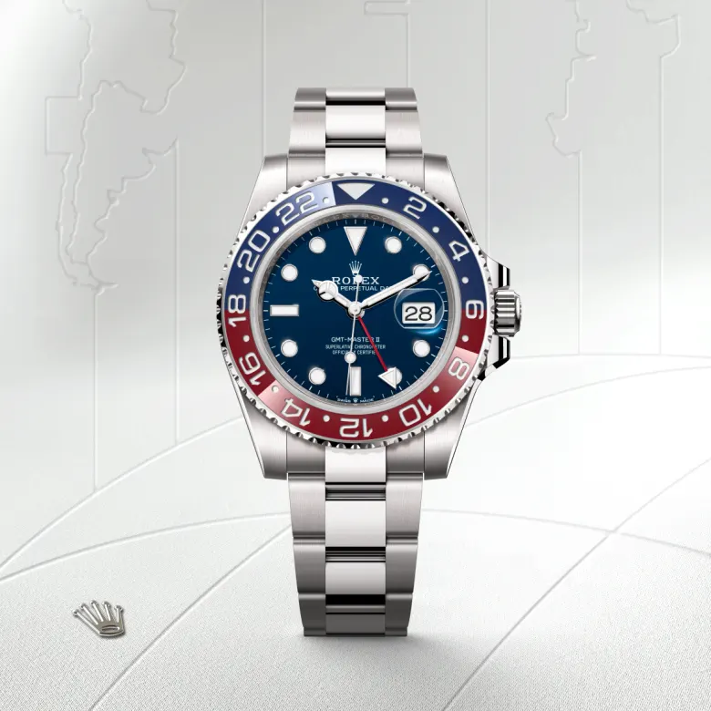 ロレックス GMTマスター Ⅱ 18 ct ホワイトゴールド