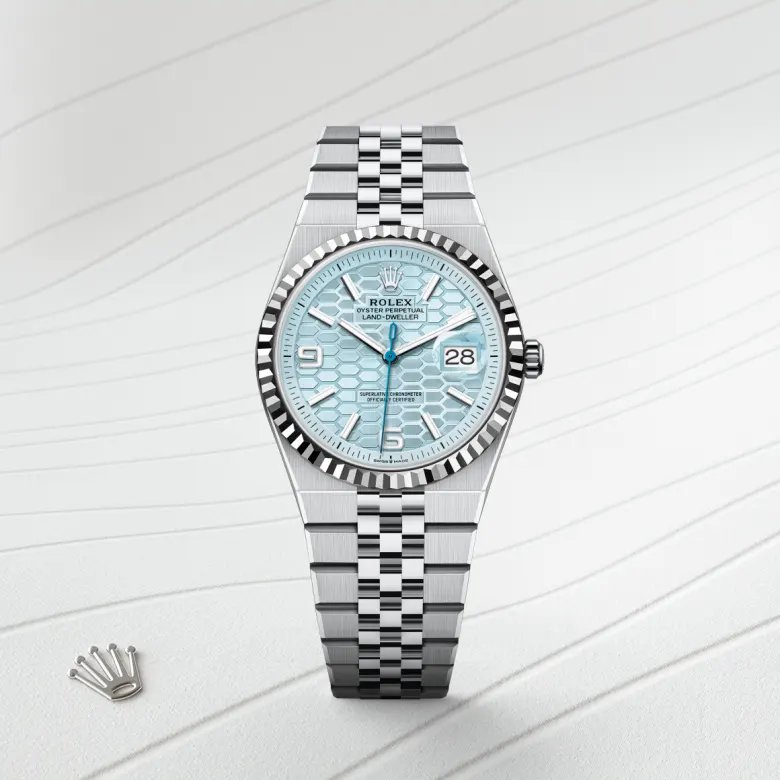 ロレックス ランドドゥエラー 36 オイスター、36 mm、プラチナ