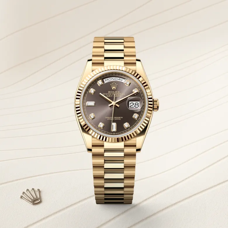旧西ドイツ製のHAID の新品・未使用のイエローゴールド・ビンテージ時計 ROLEX ロレックス 1503/8 オイスターパーペチュアル デイト 1965