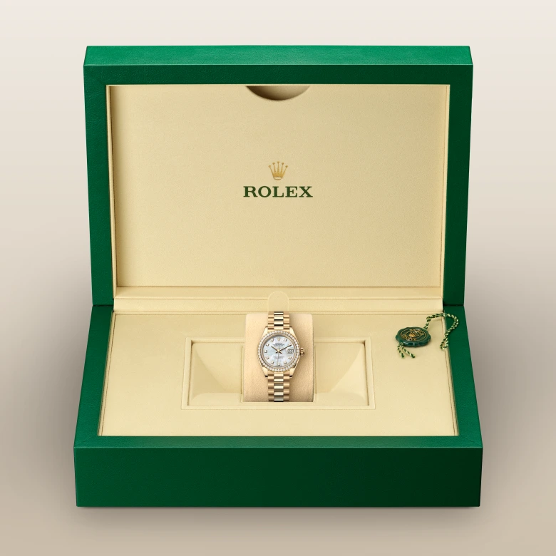 ロレックス レディ デイトジャスト 18 ct イエローゴールド