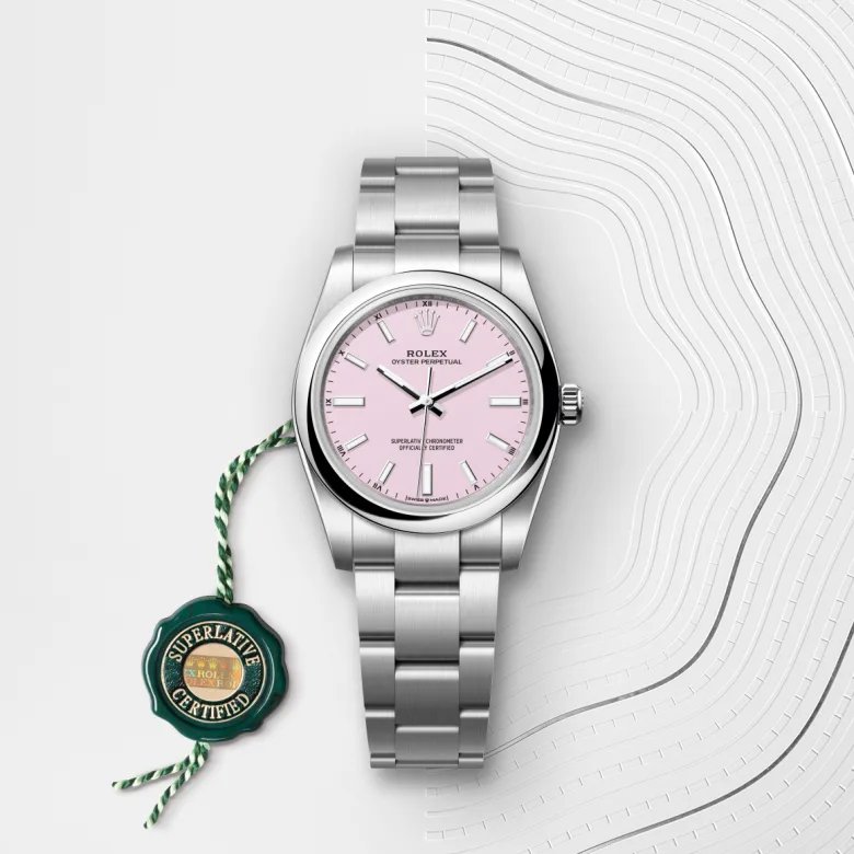 ロレックス オイスター パーペチュアル 34 オイスター、34 mm、オイスタースチール