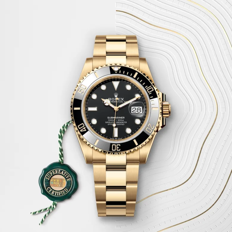 まいみ ロレックス サブマリーナー デイト 18 ct イエローゴールド