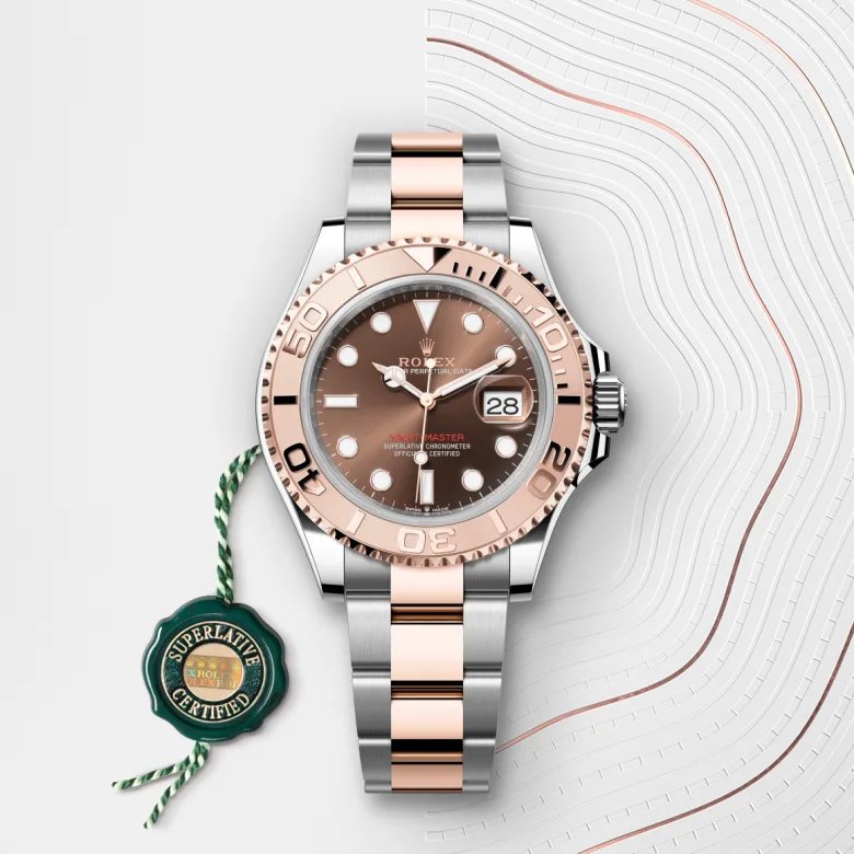 ロレックス ヨットマスター 40 オイスター、40 mm、オイスタースチール&エバーローズゴールド