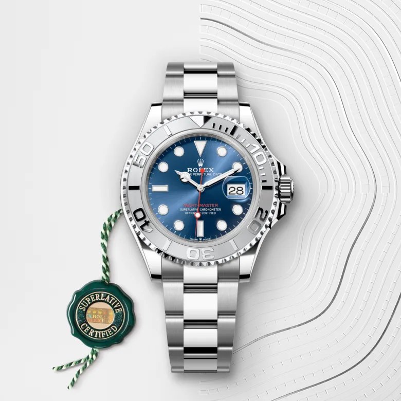 ロレックス ヨットマスター 40 オイスター、40 mm、オイスタースチール&プラチナ