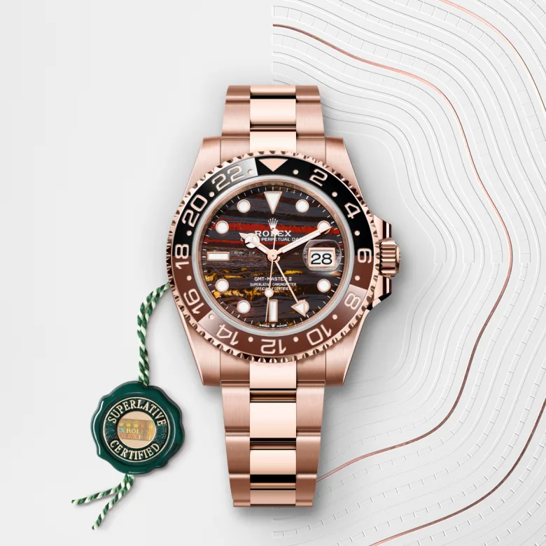 細井様 ロレックス GMTマスター Ⅱ 18 ct エバーローズゴールド