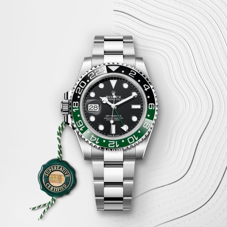 ロレックス GMTマスター Ⅱ オイスター、40 mm、オイスタースチール