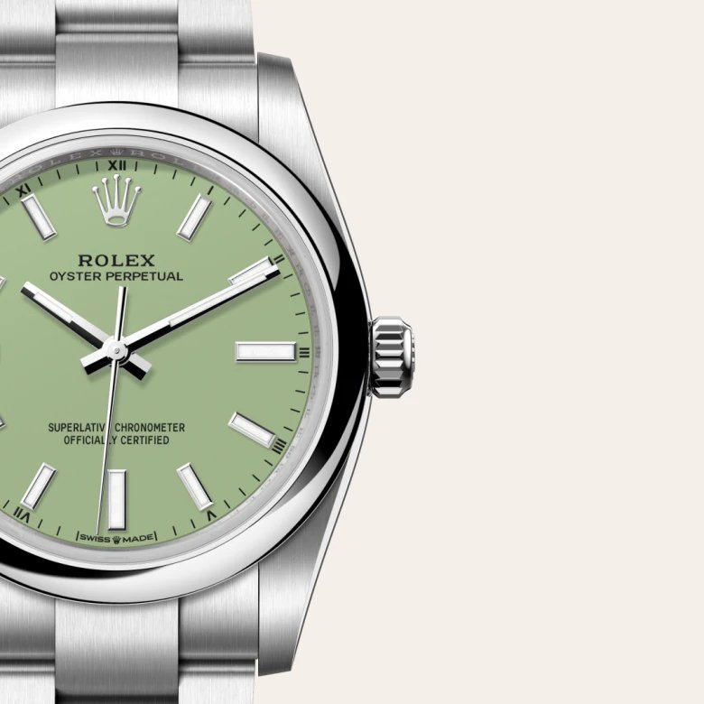 ロレックス オイスター パーペチュアル 34 オイスター、34 mm、オイスタースチール