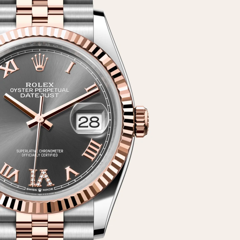 ロレ DATEJUST シルバー ローズゴールド コンビ時計 ROL 楽天市場】エバーローズゴールド（シリーズデイトジャスト