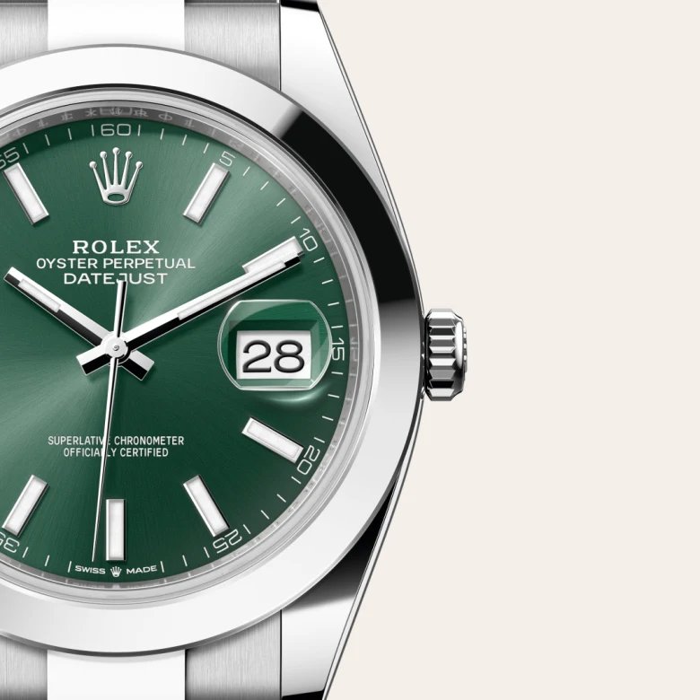 ロレックス デイトジャスト 41 オイスター、41 mm、オイスタースチール