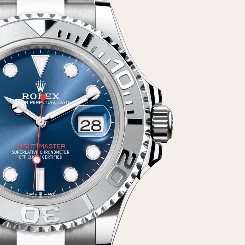 ロレックス ヨットマスター 40 オイスター、40 mm、オイスタースチール&プラチナ