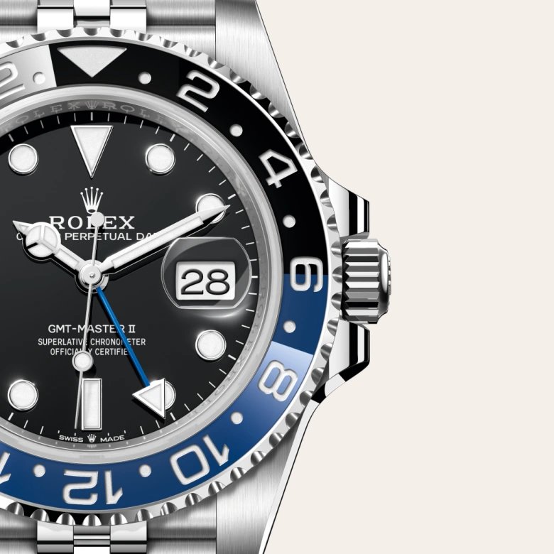 ロレックス GMTマスター Ⅱ オイスター、40 mm、オイスタースチール