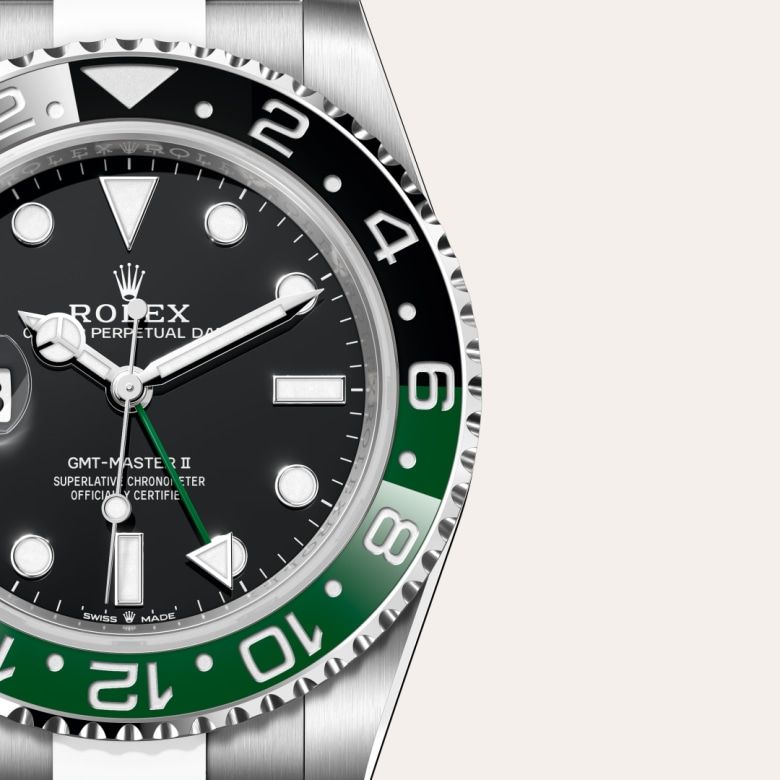 ロレックス GMTマスター Ⅱ オイスター、40 mm、オイスタースチール