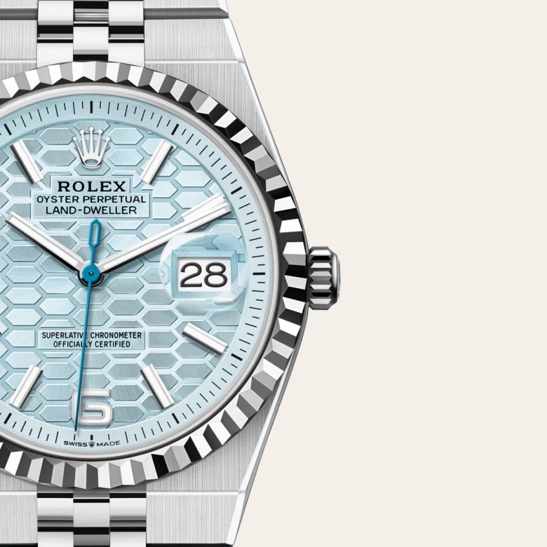 ロレックス ランドドゥエラー 36 オイスター、36 mm、プラチナ