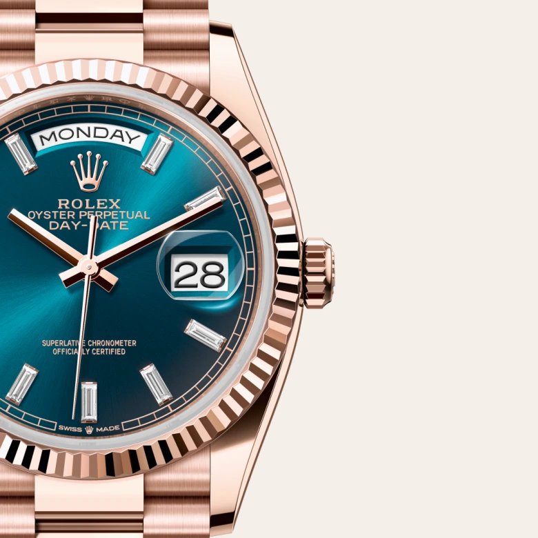 ロレックス デイデイト 40:オイスター、40 mm、エバーローズゴールド
