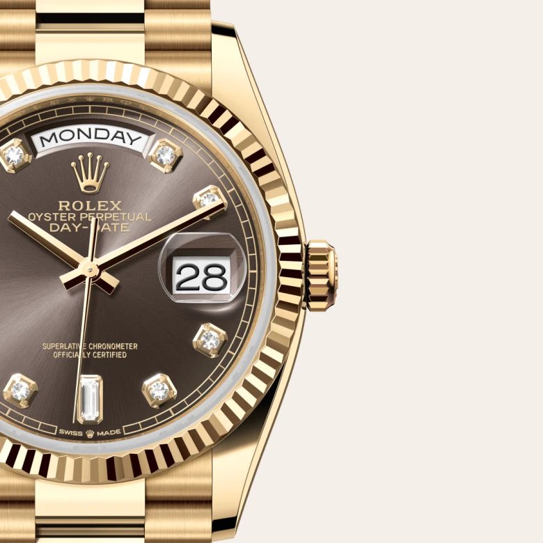 ロレックス デイデイト 40:オイスター、40 mm、エバーローズゴールド