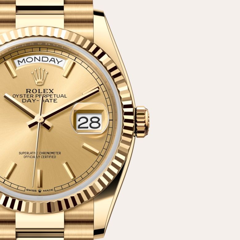 ロレックス デイデイト 40:オイスター、40 mm、エバーローズゴールド
