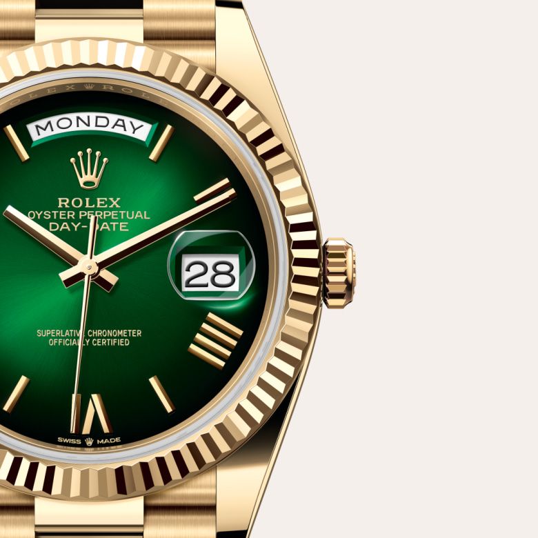 ロレックス デイデイト 40:オイスター、40 mm、エバーローズゴールド
