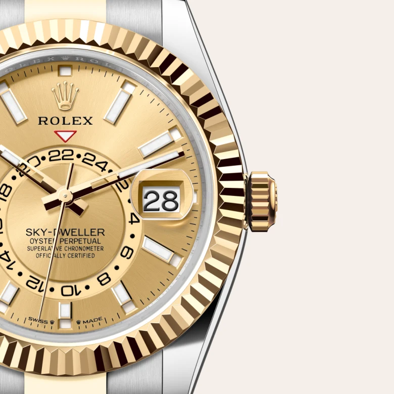 The ROLEX Way ロレックスウェイ ロレックス スカイドゥエラー 18 ct イエローゴールド、M336938-0007