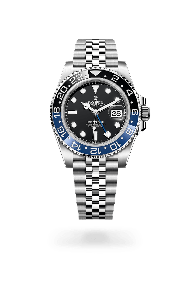 ロレックス GMTマスター Ⅱ オイスター、40 mm、オイスタースチール