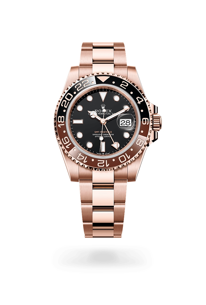 ロレックス GMTマスター Ⅱ オイスター、40 mm、エバーローズゴールド