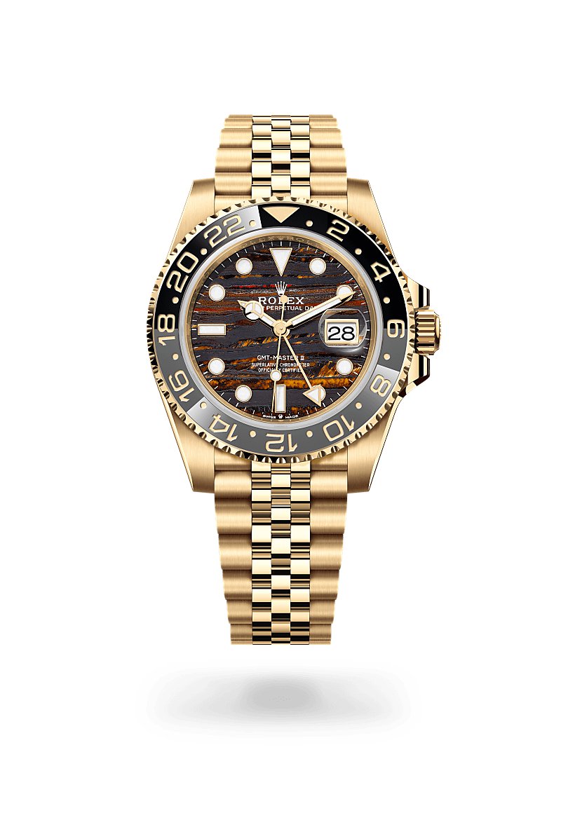 ロレックス GMTマスター Ⅱ オイスター、40 mm、イエローゴールド