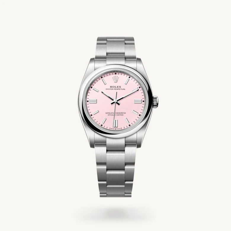 オイスター パーペチュアル 36:オイスター、36 mm、オイスタースチール
