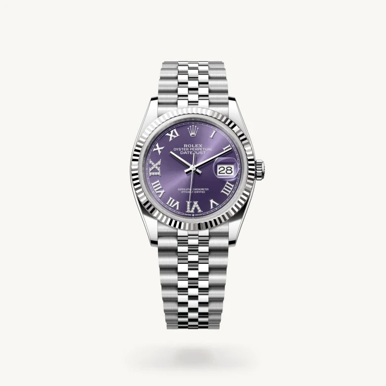 ロレックス デイトジャスト 36 オイスター、36 mm、オイスタースチール&ホワイトゴールド