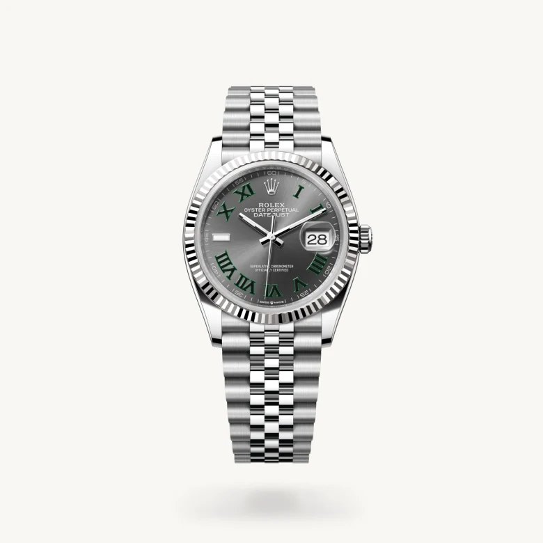 ロレックス デイトジャスト 36 オイスター、36 mm、オイスタースチール&ホワイトゴールド