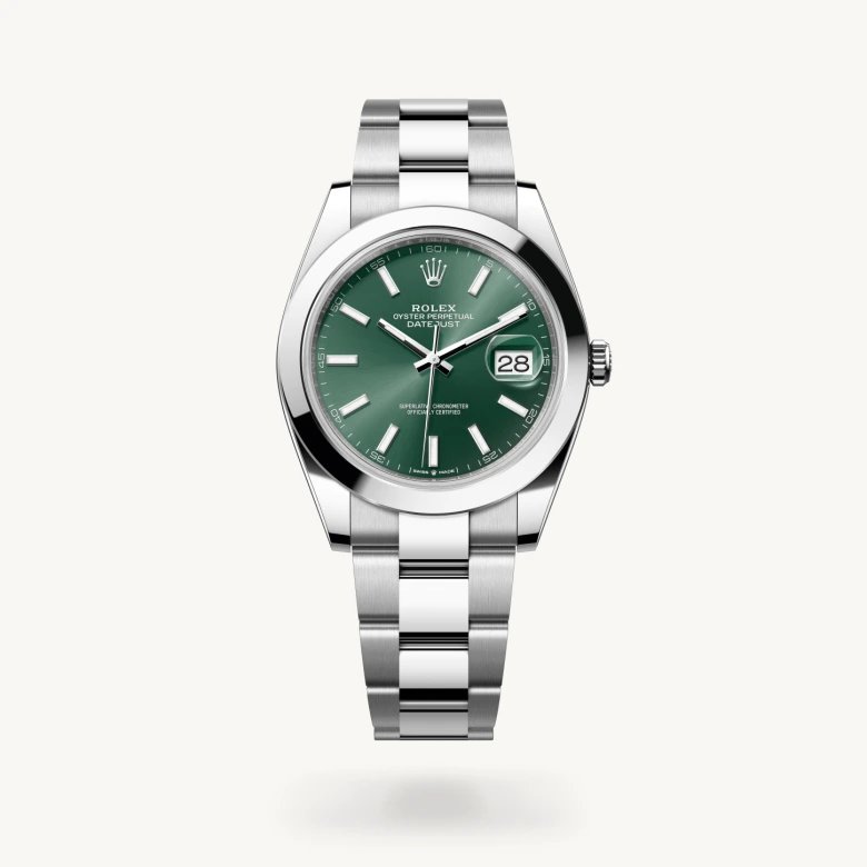 デイトジャスト 41:オイスター、41 mm、オイスタースチール