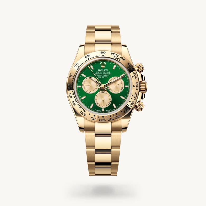 コスモグラフ デイトナ:オイスター、40 mm、イエローゴールド