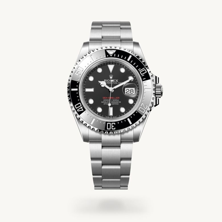 シードゥエラー:オイスター、43 mm、オイスタースチール