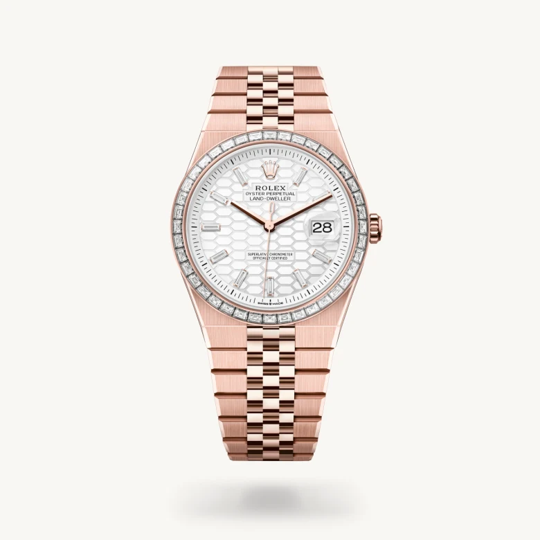 ROLEX ロレックス  自動巻き ロレックス ランドドゥエラー 40 18 ct エバーローズゴールド