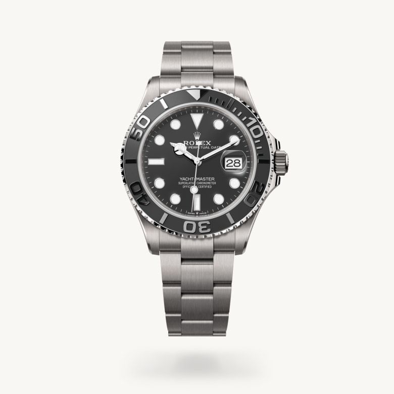 ヨットマスター 42:オイスター、42 mm、RLXチタン