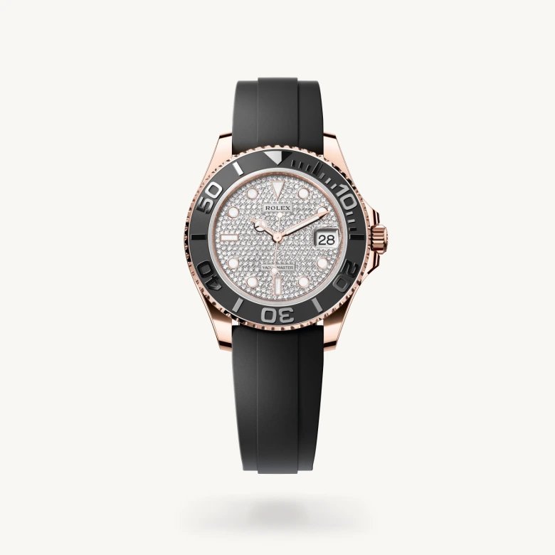 ヨットマスター 37:オイスター、37 mm、 エバーローズゴールド