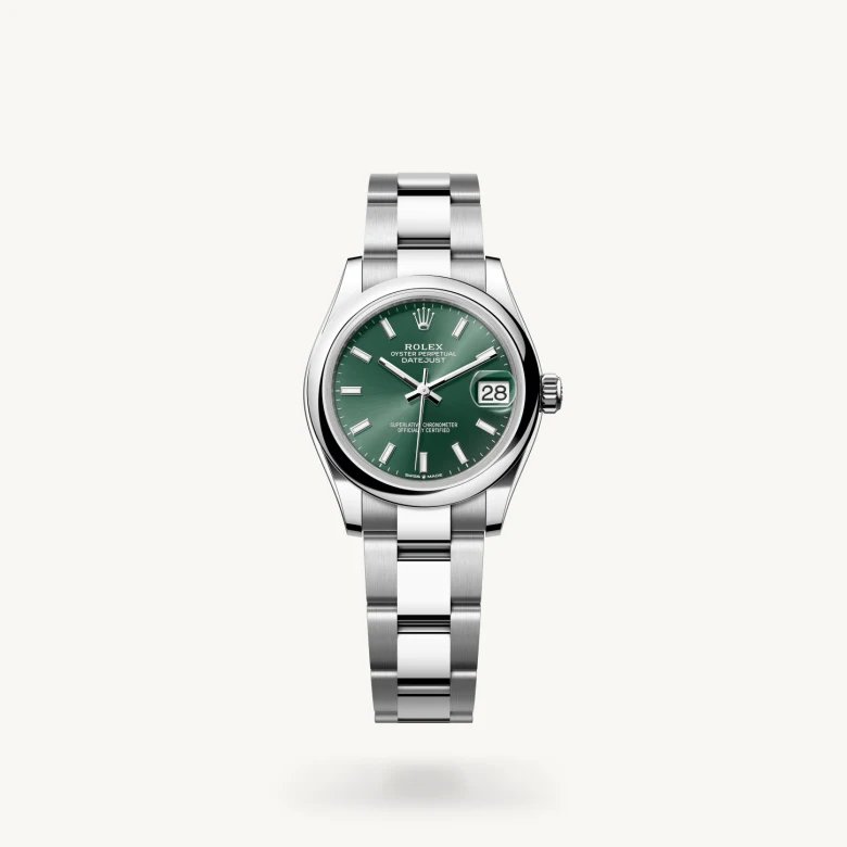 デイトジャスト 31:オイスター、31 mm、オイスタースチール