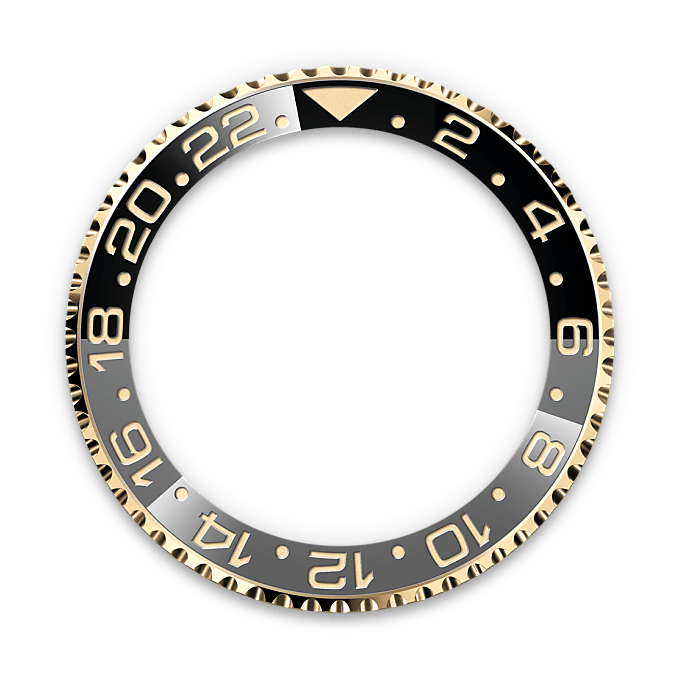 ロレックス GMTマスター Ⅱ 18 ct イエローゴールド、M126718GRNR-0001