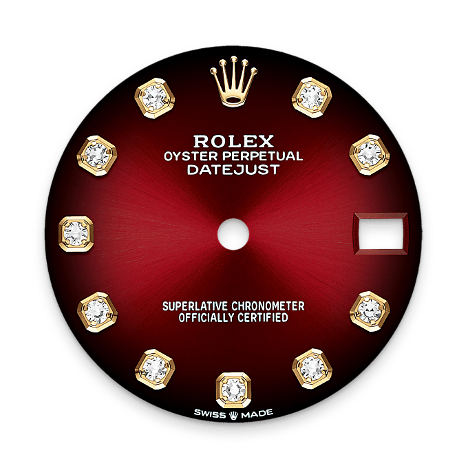 ロレックス デイトジャスト 31 18 ct イエローゴールド、M278288RBR-0041