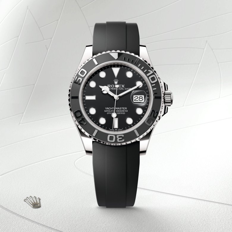 ロレックス ヨットマスター 42 18 ct ホワイトゴールド、M226659-0002