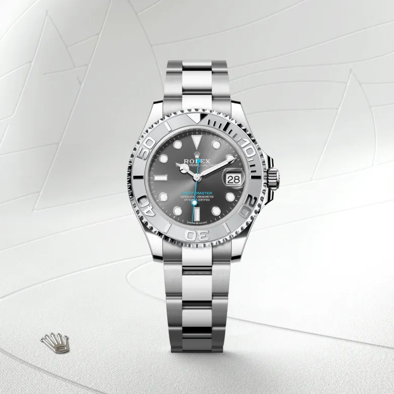 ロレックス ヨットマスター 37 ロレジウム - オイスタースチール