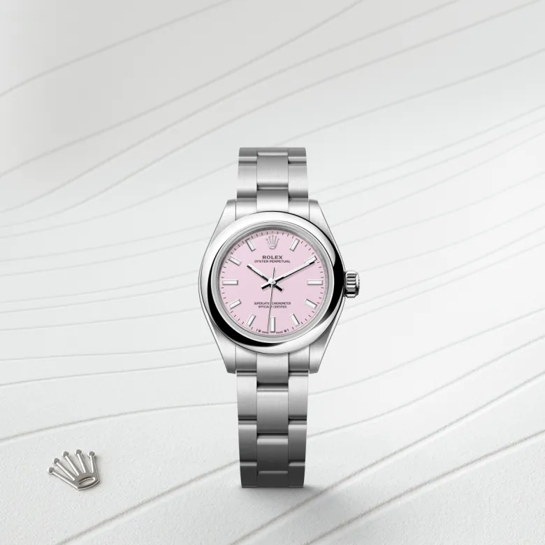 ロレックス オイスターパーペチュアル ピンクバー 新品)ROLEX ロレックス オイスターパーペチュアル 124200 ピンク（商品