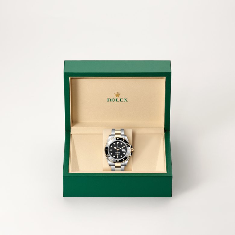 ロレックス ROLEX　ボールペン・カフス2点セット　新品 ロレックス サブマリーナー デイト イエローロレゾール - オイスター