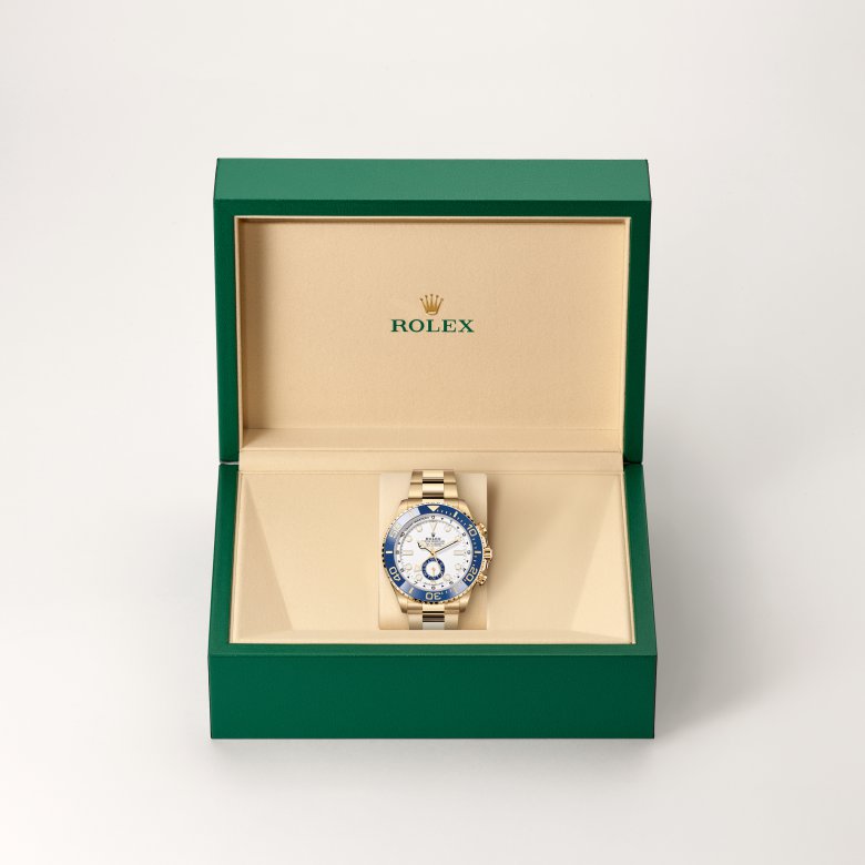 ロレックス ヨットマスター Ⅱ 18 ct イエローゴールド、M126688-0001