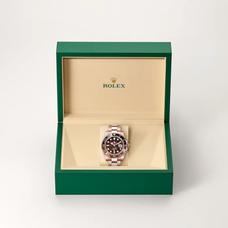 ロレックス GMTマスター Ⅱ 18 ct エバーローズゴールド、M126715CHNR-0002