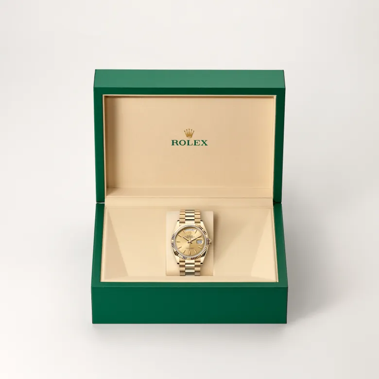 ロレックス デイデイト 36 18 ct イエローゴールド、M128238-0045