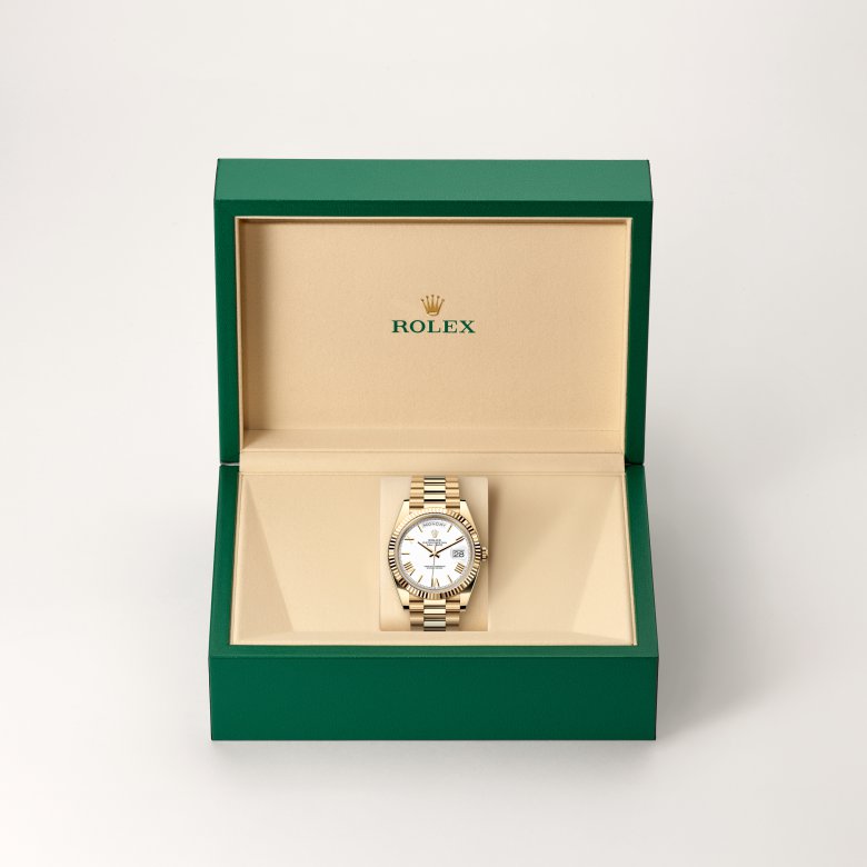 ROLEX純正　ディデイト　18ctイエローゴールド　LサイズBOX 付属16点 ロレックス デイデイト 40 18 ct イエローゴールド、M228238-0042