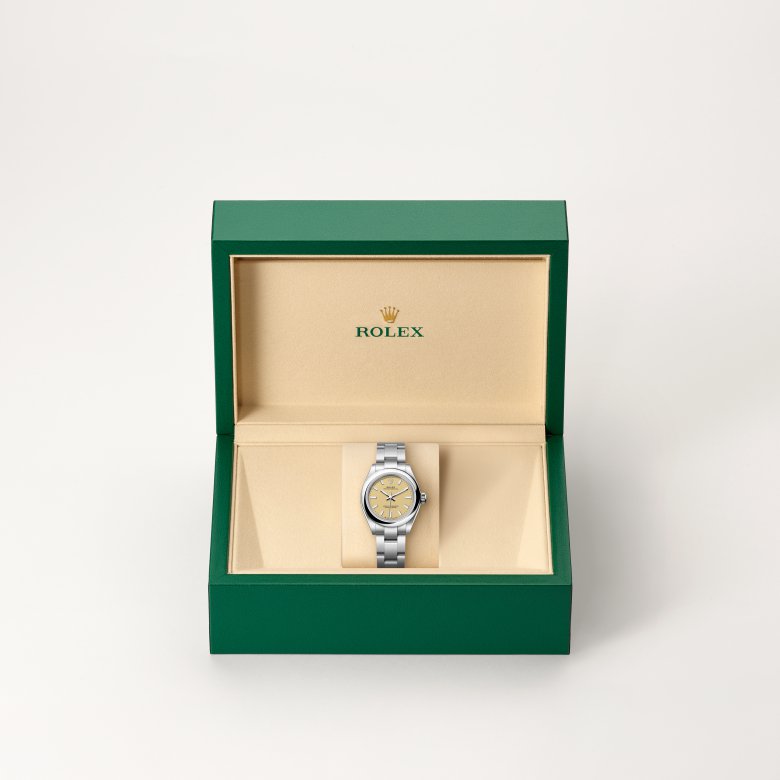 超美品ROLEX Oyster ロレックス　オイスター空箱　14060 ロレックス オイスター パーペチュアル 28 オイスタースチール
